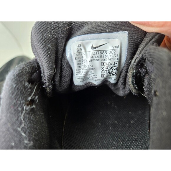 Nike Air Zoom Structure 25 Shoes Mens 8.5 Black Running Athletic Workout Sneaker - Picture 8 of 8